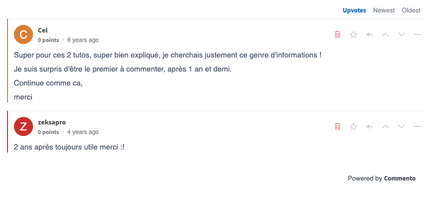 Wordpress WP2Static Commento.io comments username fixed