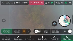 Pix4D Parrot Anafi record RAW DNG FreeFlight reconnected