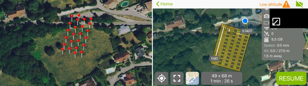 Pix4D Parrot Anafi record RAW DNG HoudaGeo Pix4D Capture