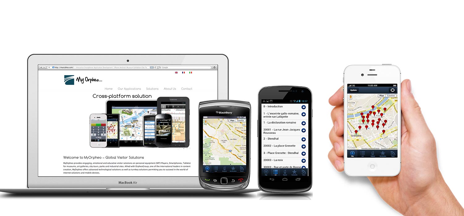 Site internet et application mobile de myoprheo à Grenoble