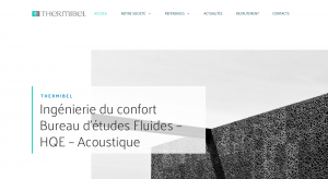 Refonte du site du bureau d'études Thermibel